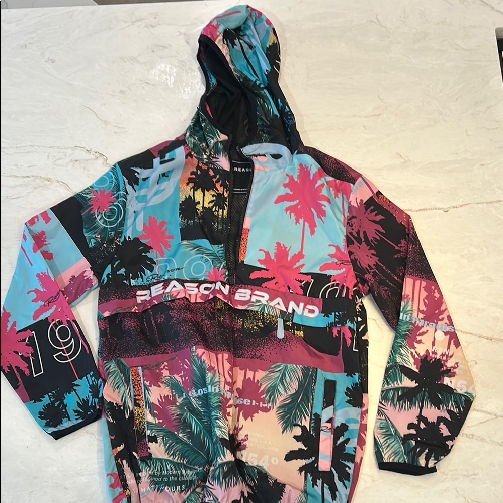 Reason Multicolor Graphic Lightweight Jacket - image 1